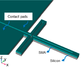 Si Bimorph Actuator